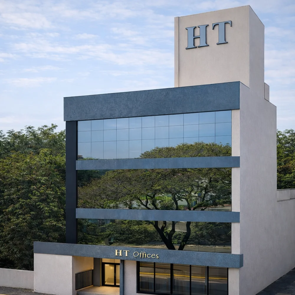 Edifício HT Offices na Avenida Paraná, endereço da LUXVITA